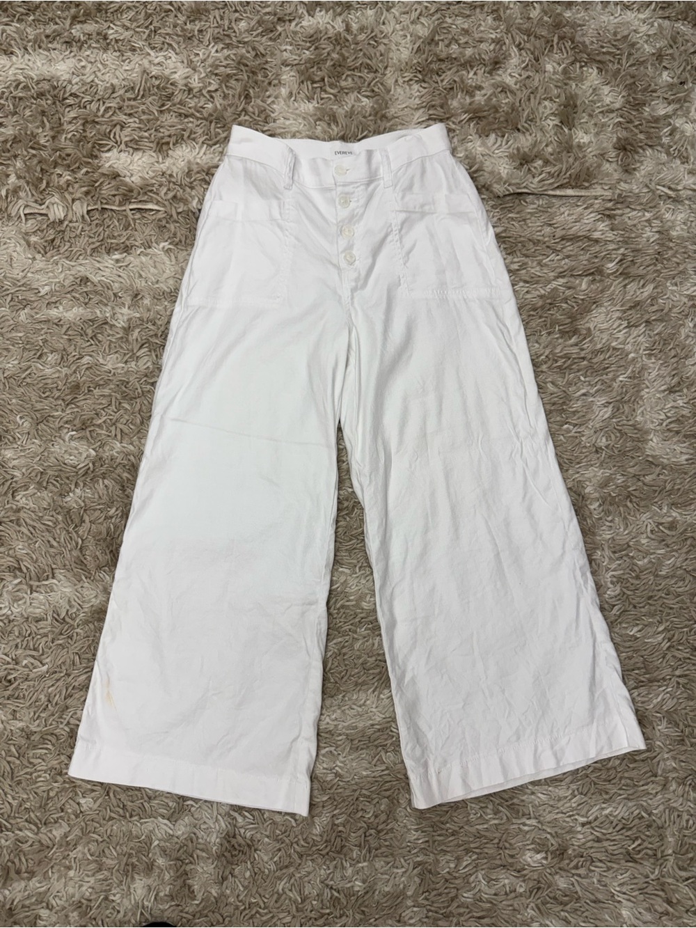 Evereve white Jolie pants size 27
